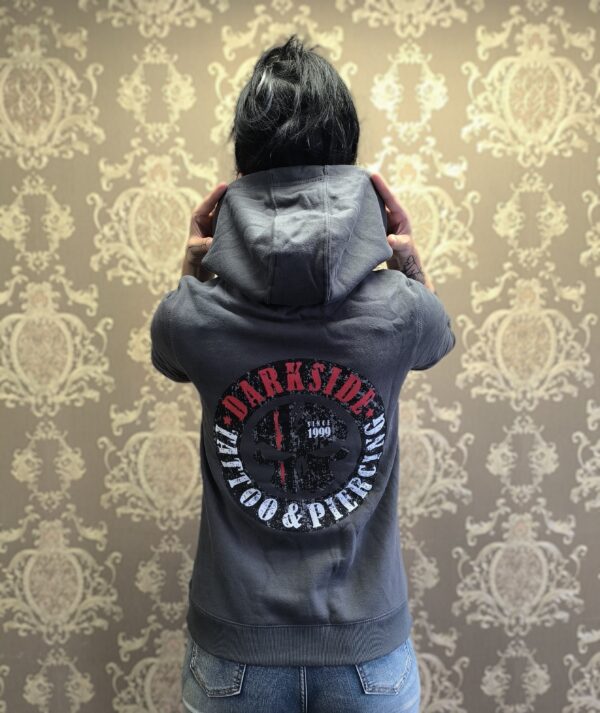 Darkside:<br>Hoodie Damen Anthrazit DARK – Bild 2