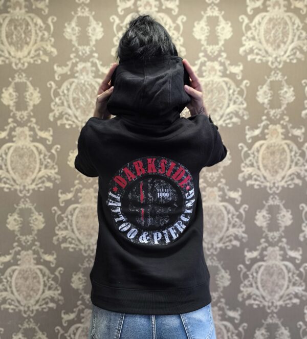 Darkside:<br>Hoodie Damen Schwarz DARK – Bild 2