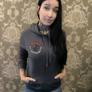 Darkside:<br>Hoodie Damen Anthrazit DARK