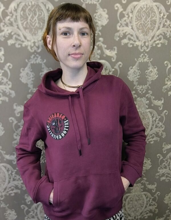 Darkside:<br>Hoodie Damen Bordeaux DARK