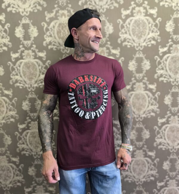 Darkside:<br>Shirt Herren Weinrot DARK