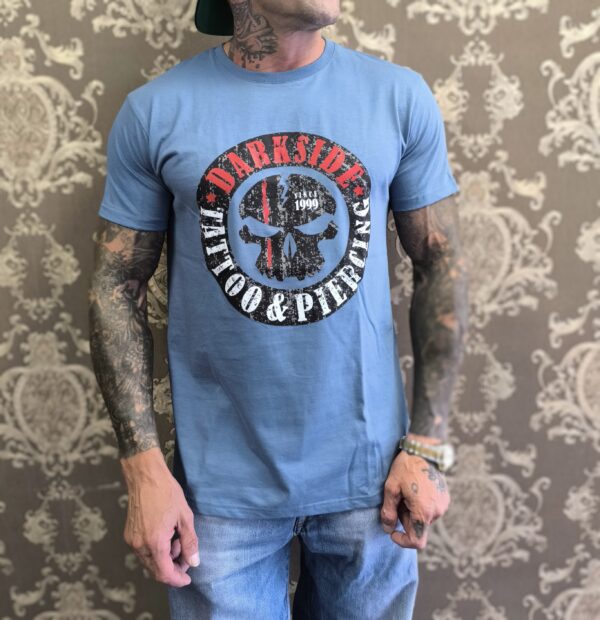 Darkside:<br>Shirt Herren Denim Blue DARK