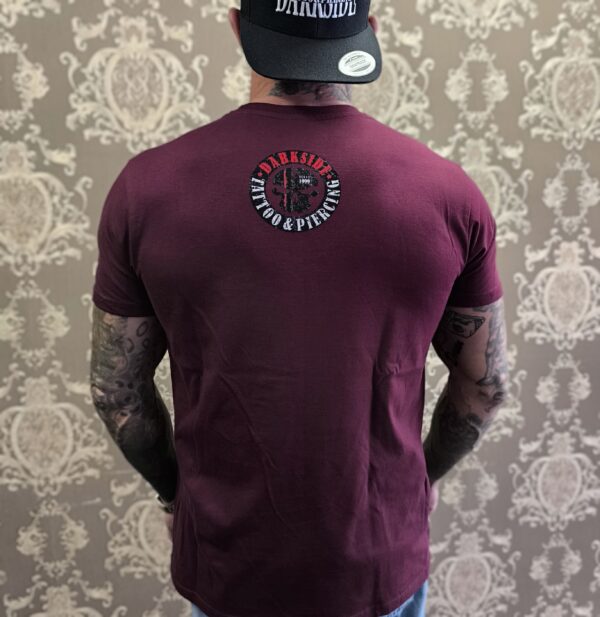 Darkside:<br>Shirt Herren Weinrot DARK – Bild 2