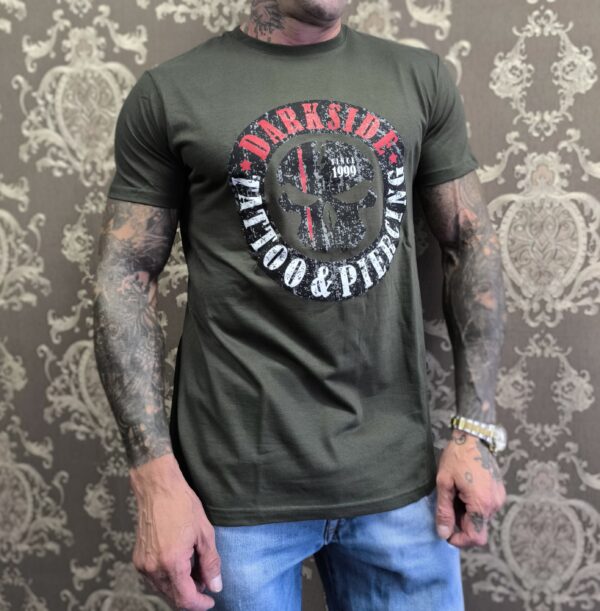Darkside:<br>Shirt Herren Olive DARK