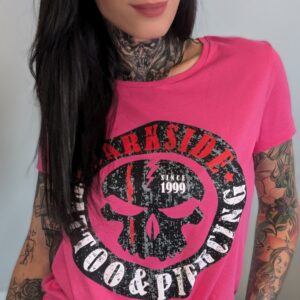 Darkside:<br> Shirt Damen Magenta Dark